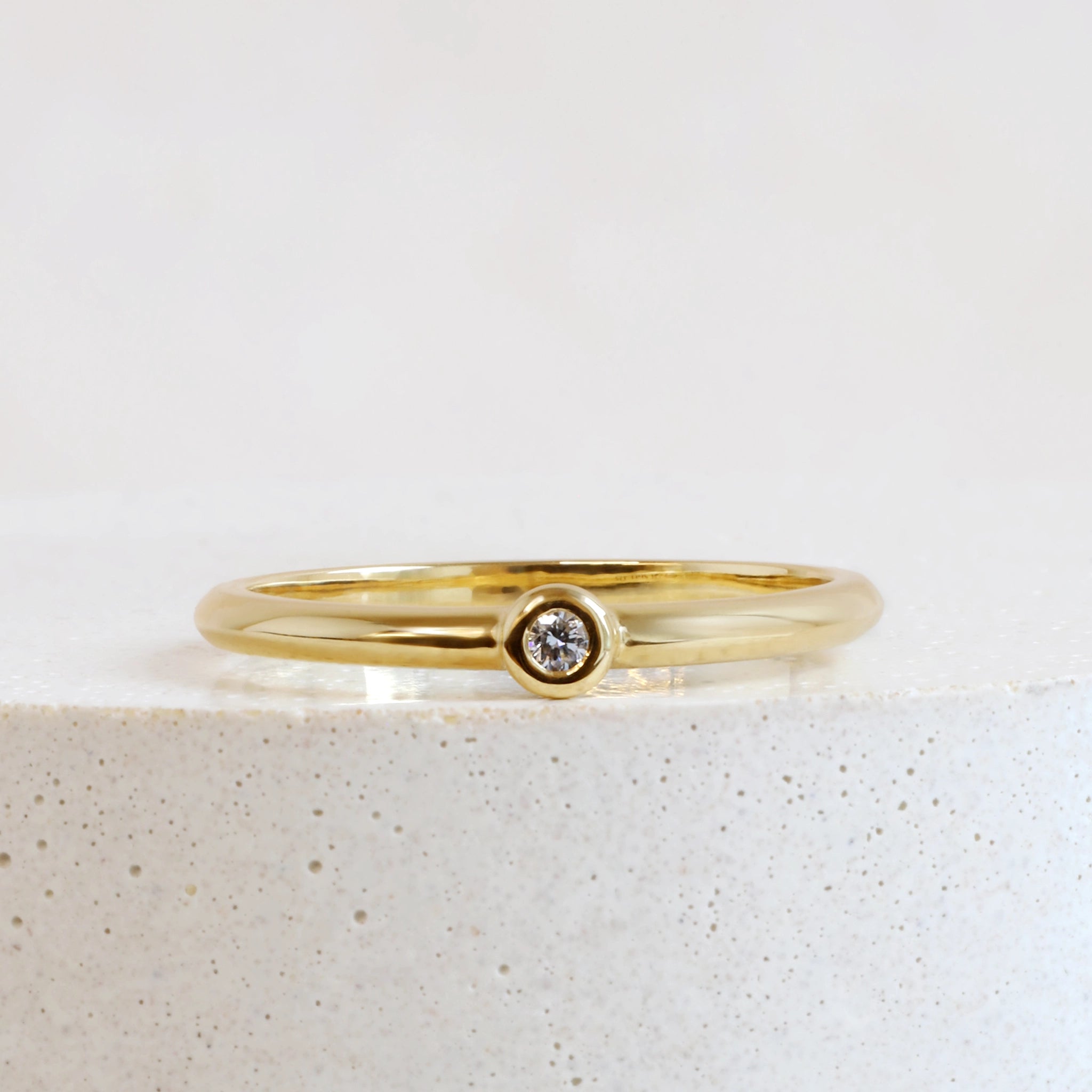 Sweet Pea Ring in Yellow Gold